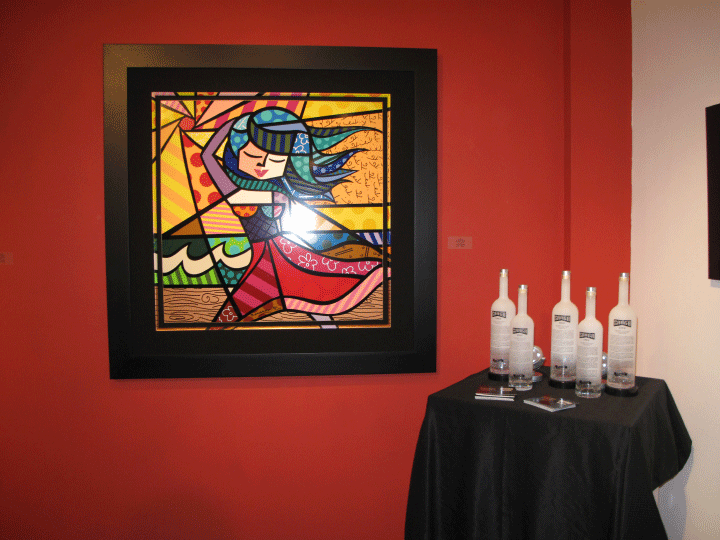 Saga Vodka, Romero Britto